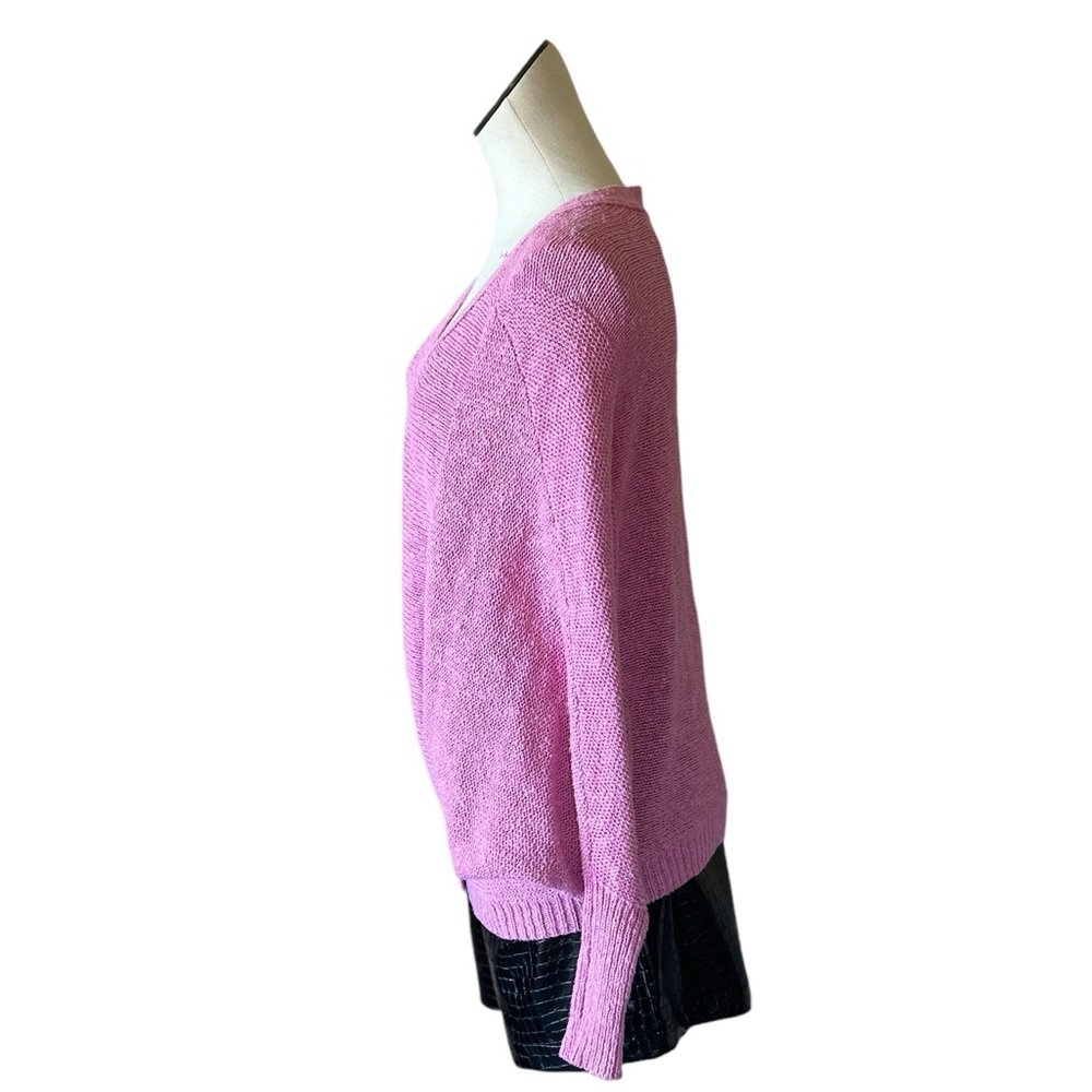 NWT RUBY MOON. COTTON SLOUCHY BOXY DROP SHOULDER CARDIGAN SWEATER Oversize - Picture 6 of 9